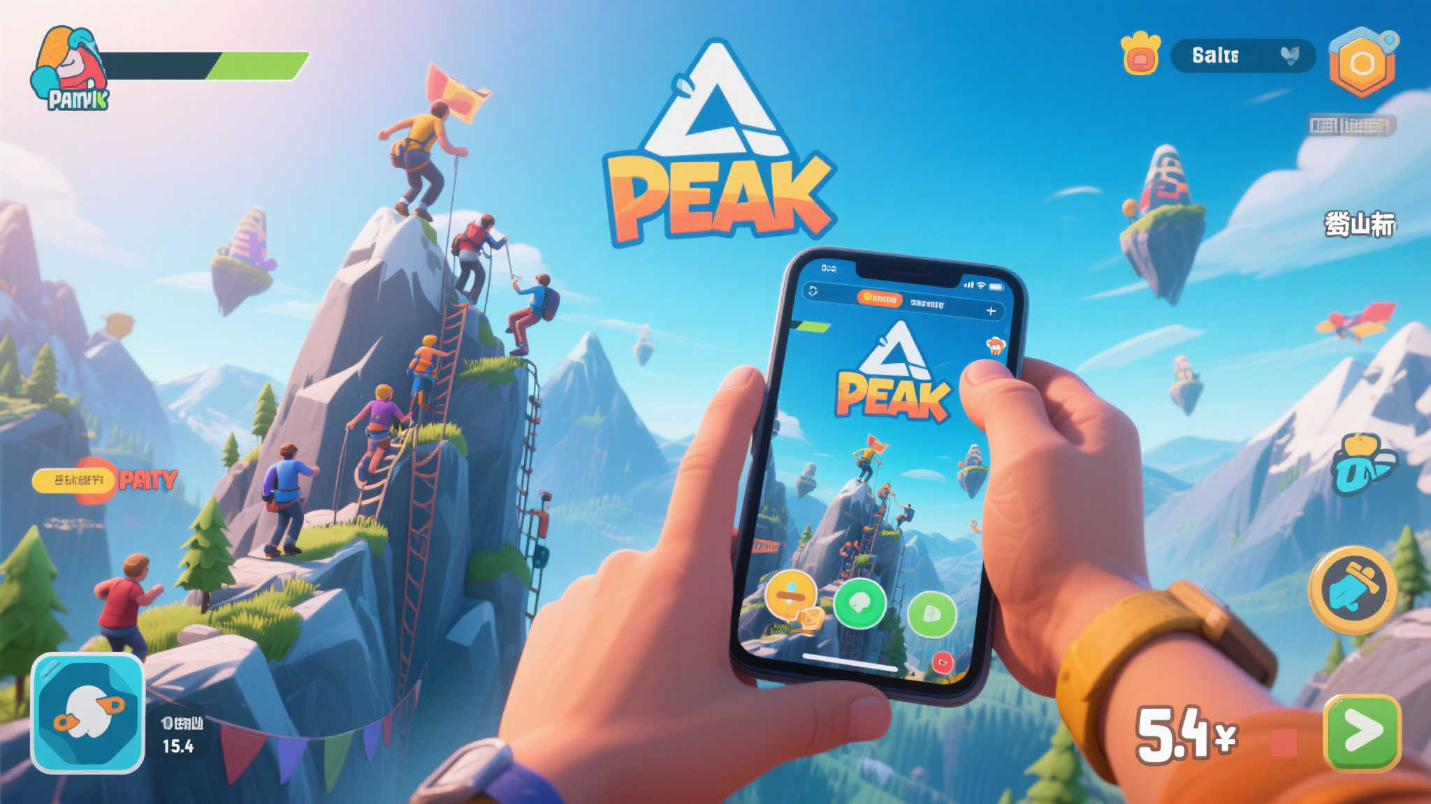 限时发售5天！派对冒险游戏《Peak》销量火速破百万